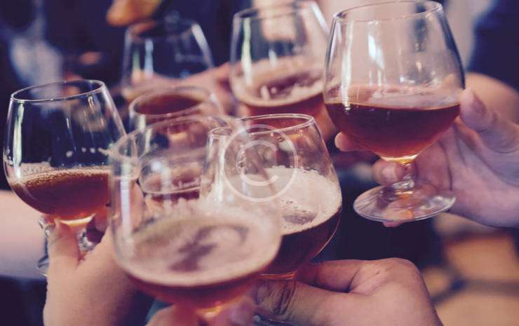 Party time with an old friend