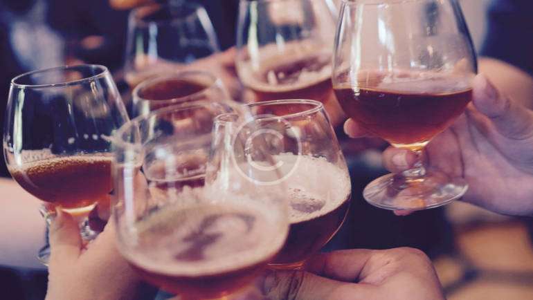 Party time with an old friend